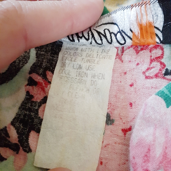 VTG 80s Peplum Dress Bolero Jacket Set Bold Floral - Picture 16 of 16